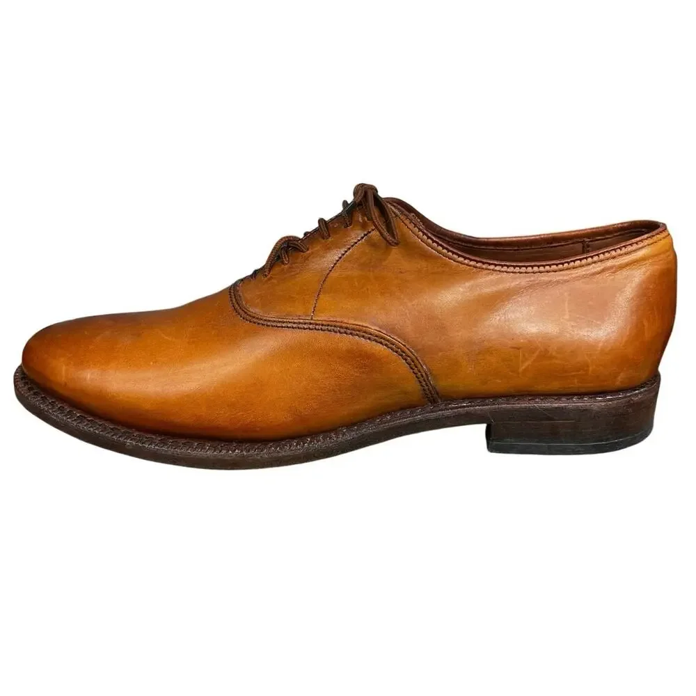 Allen Edmonds Men’s Carlyle Walnut Brown Leather Lace Up Oxford Size US 8 D